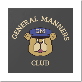 General Manners Club (White) Posters and Art